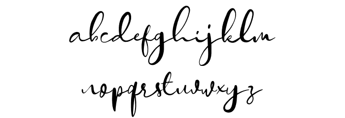 SoredimeDEMO Font LOWERCASE
