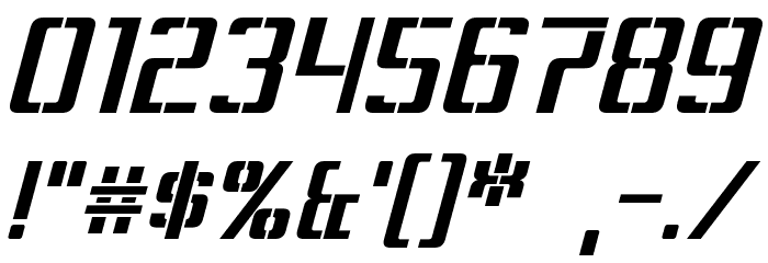 Sorenson Italic Font OTHER CHARS