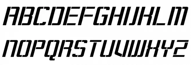 Sorenson Italic 字体 大写