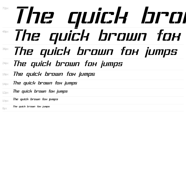 Sorenson Italic Waterfall