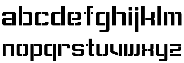 Sorenson Font LOWERCASE