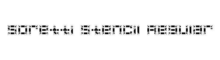 Soretti Stencil Regular  font caratteri gratis