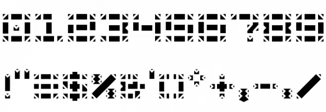 Soretti Stencil Regular Font OTHER CHARS