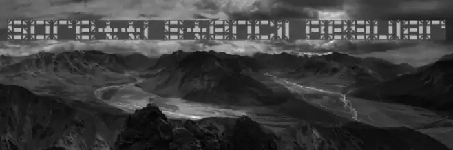 Soretti Stencil Regular Font examples