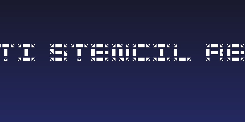 Soretti Stencil Regular Social Header