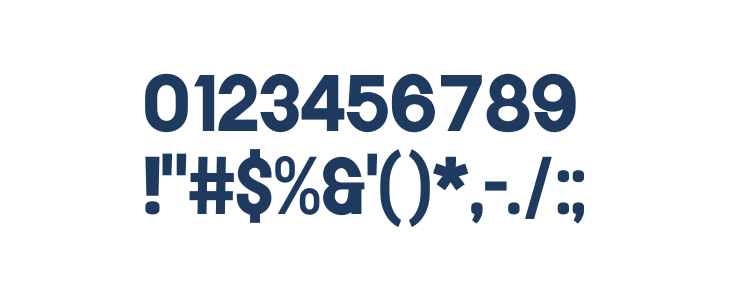 Soria Bold Other Characters