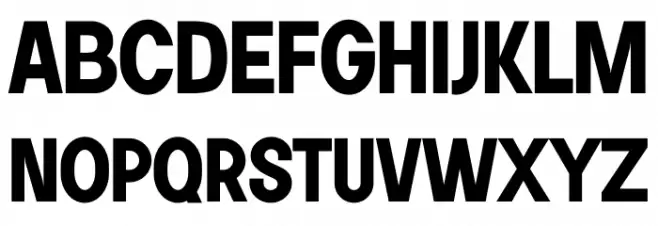 Soria Bold Font UPPERCASE