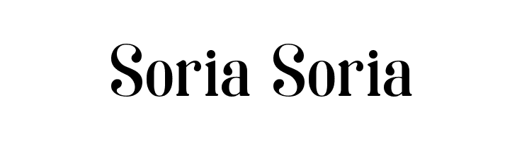 Soria Soria  Fuentes Gratis Descargar