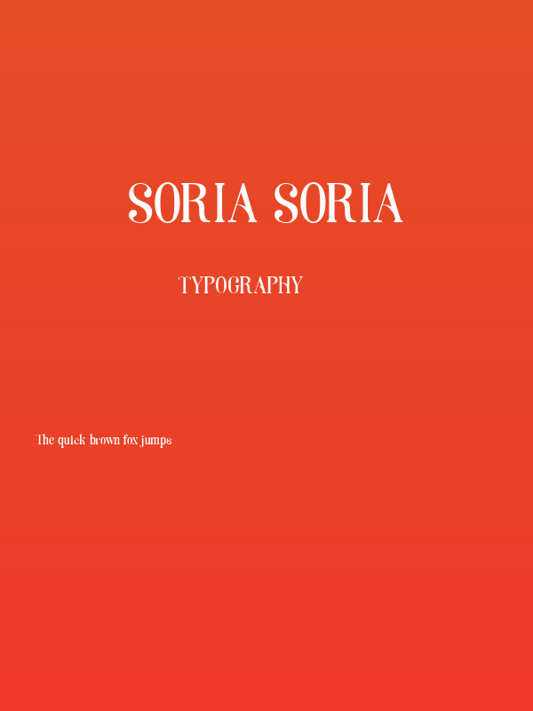Soria Soria Poster