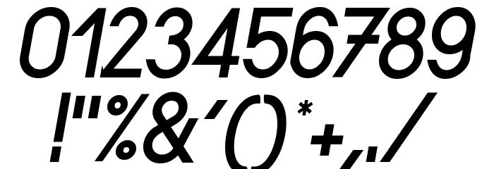 Sornette Bold Italique Font OTHER CHARS