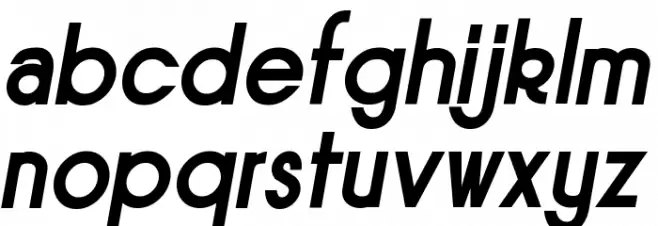 Sornette Bold Italique Font Litere mici