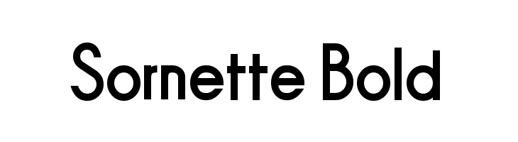 Sornette Bold Font