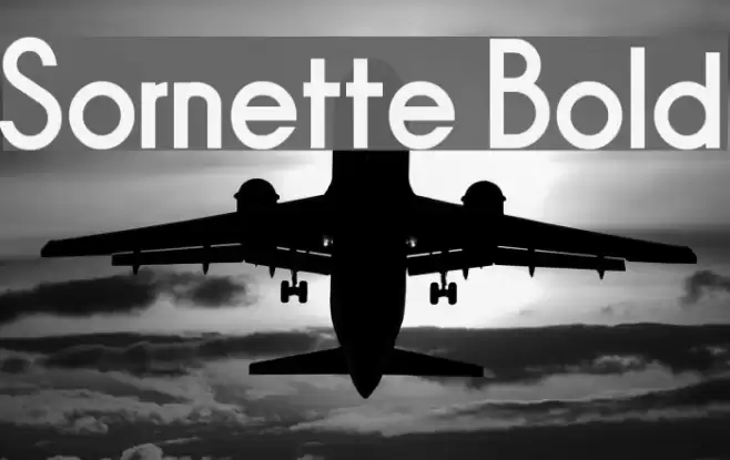 Sornette Bold Font examples