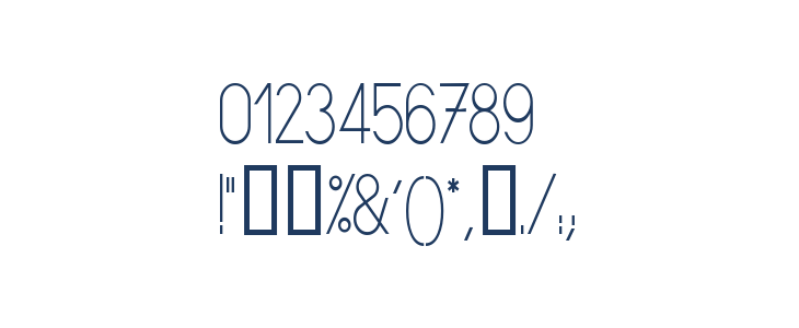 Sornette Light Narrow Other Characters