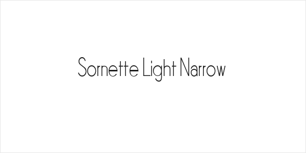 Sornette Light Narrow Logo