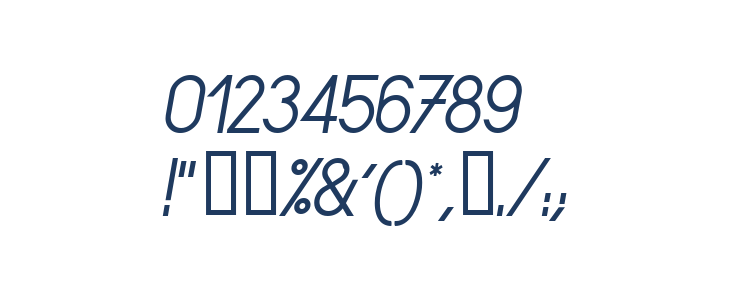 Sornette Regular Italique Other Characters