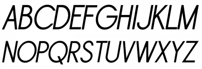 Sornette Regular Italique 字体 大写