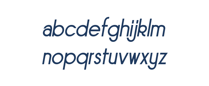 Sornette Regular Italique Lowercase