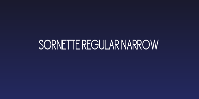 Sornette Regular Narrow Social Header