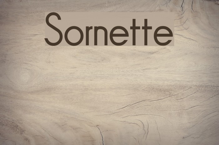 Sornette Font examples