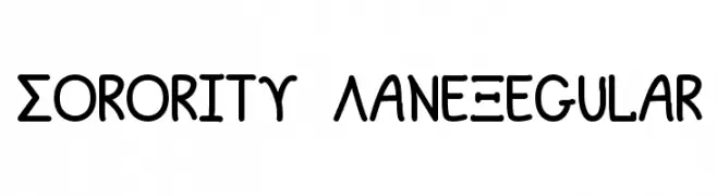 Sorority LaneRegular  Descarca Fonturi Gratis