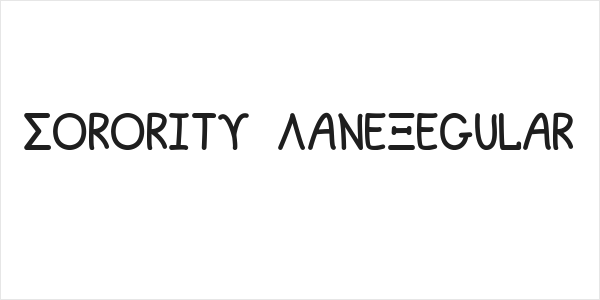 Sorority LaneRegular Logo