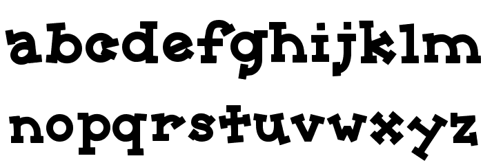 Sorority Font LOWERCASE