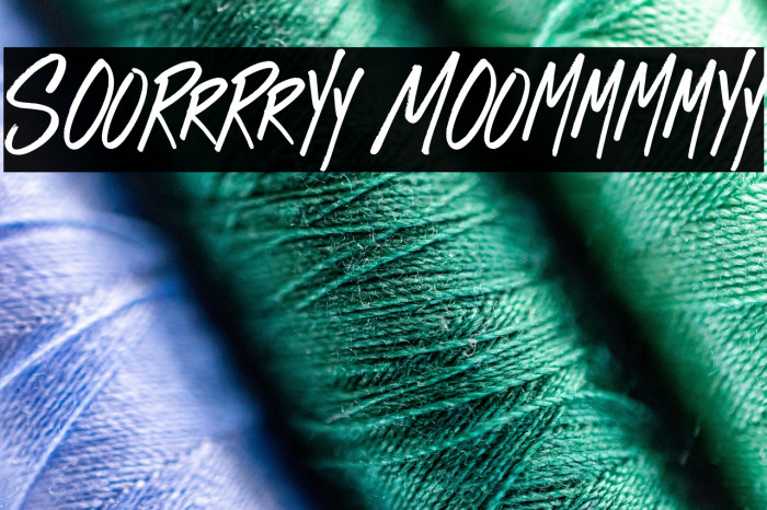 Sorry Mommy Example 1