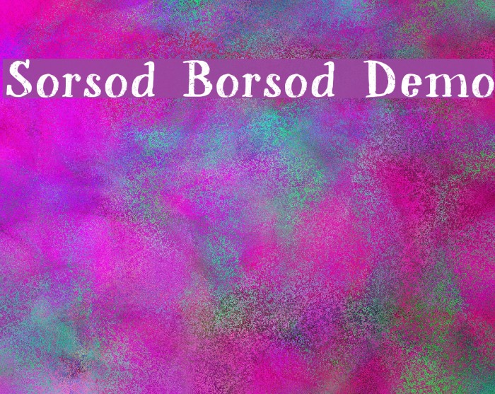 Sorsod Borsod Demo Example 2