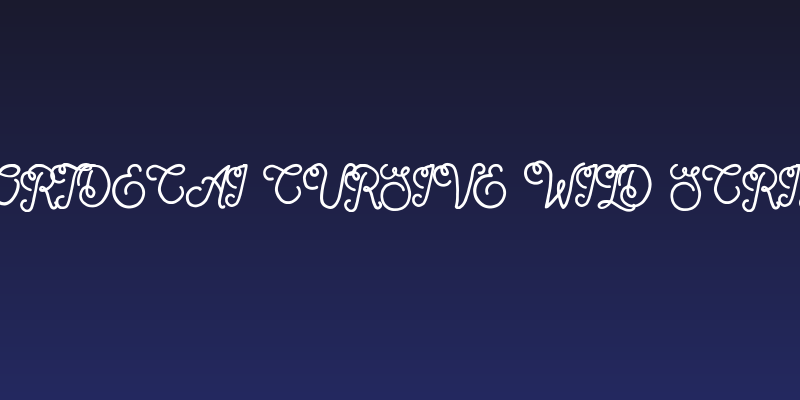 Sortdecai Cursive Wild Script Social Header