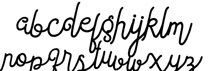Sortdecai Cursive Wild Script Font LOWERCASE