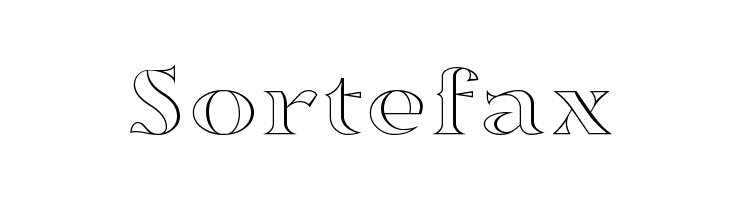 Sortefax  font caratteri gratis