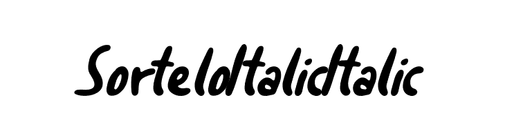 Sortelo Italic Italic  Frei Schriftart Herunterladen
