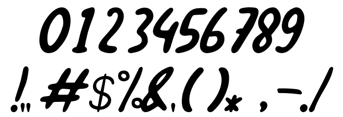 Sortelo Italic Italic Font OTHER CHARS