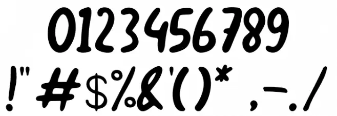 Sortelo Font OTHER CHARS