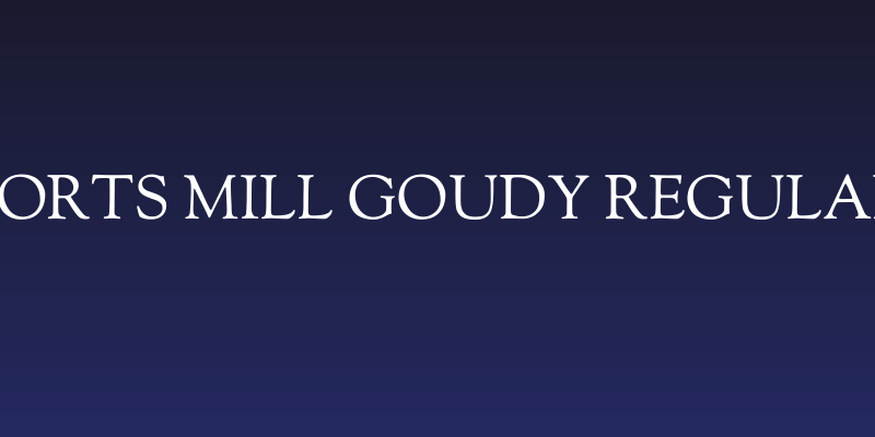 Sorts Mill Goudy Regular Social Header