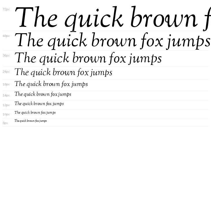 Sorts Mill Goudy TT Italic Waterfall