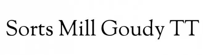 Sorts Mill Goudy TT  تنزيل الخطوط