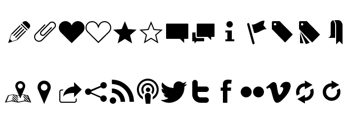 Sosa Regular Font LOWERCASE