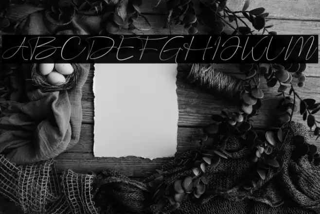 Sosakila Шрифта examples