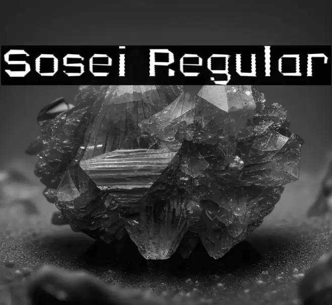 Sosei Regular フォント examples