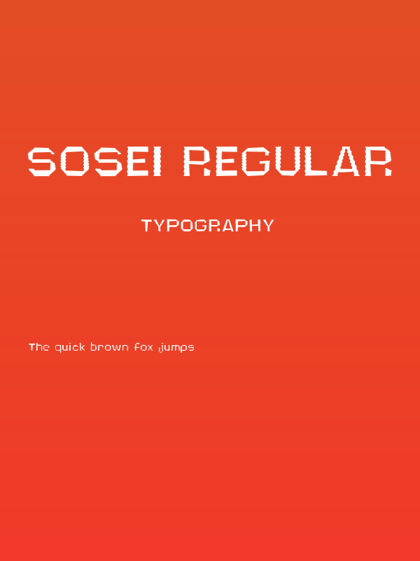 Sosei Regular Poster
