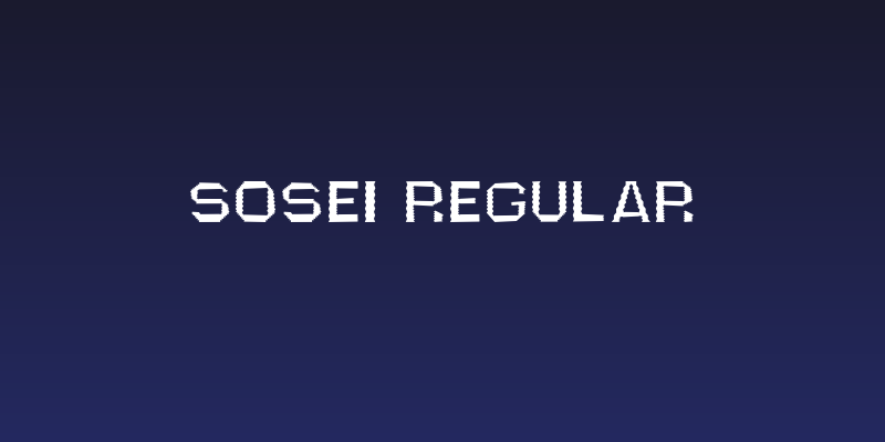 Sosei Regular Social Header