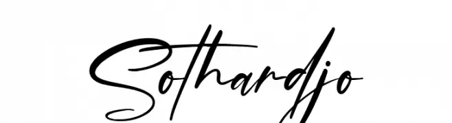 Sothardjo Font
