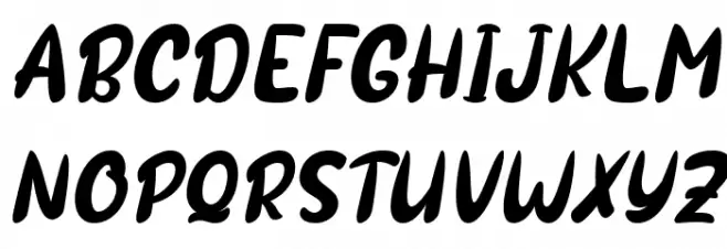 Sotis Italic 字体 大写