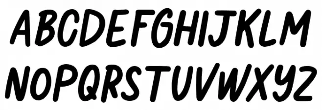Sotokaromi Bold Schriftart Groß