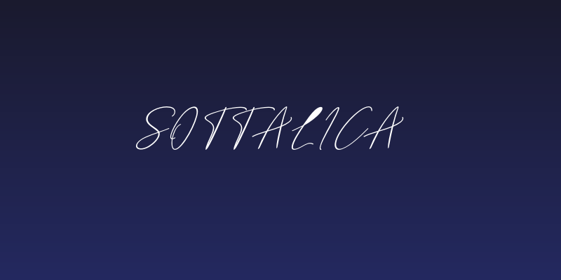 Sottalica Social Header