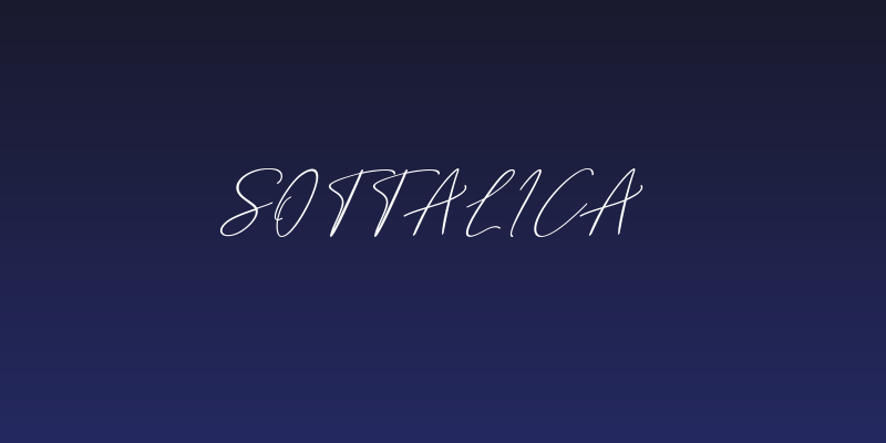 Sottalica Social Header