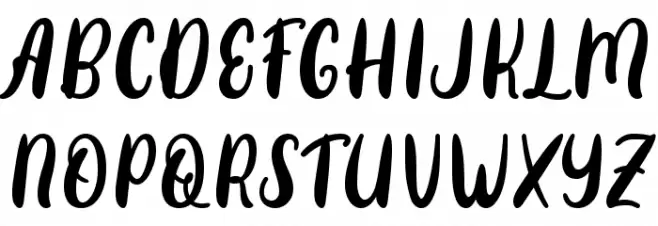 Sottee Font UPPERCASE