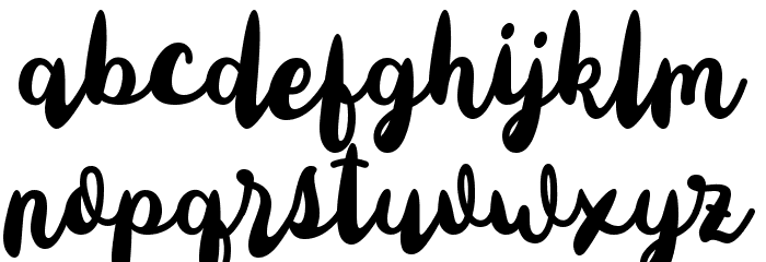 Sottee Font LOWERCASE